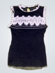 BSB Collection Black Lace Trim Camisole