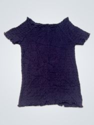 H&M Navy Off-Shoulder Blouse