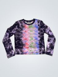 Bershka Long Sleeve Tie-Dye Top