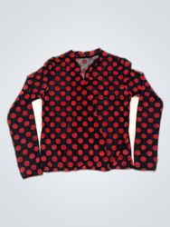 Zara Printed Polka Dot Blouse
