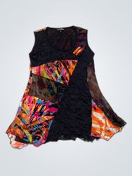 Multicolored Patchwork Dress