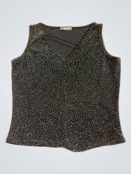 Dedicace Paris Glittery Tank Top