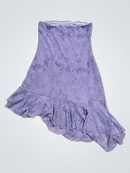 Supre Paisley Ruffle Strapless Dress