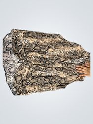 Yessica Snake Print Top