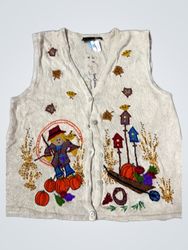 ONE RESOURCE Sleeveless Button-Up Vest with Fall A..