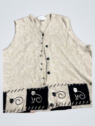 Christopher & Banks Women's Beige Sleeveless Vest ..