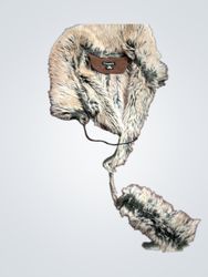 Brown Suede and Fur Vest