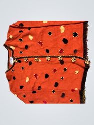 Jack B. Quick Orange Beaded Sweater