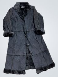 AMA Faux Fur Lined Coat
