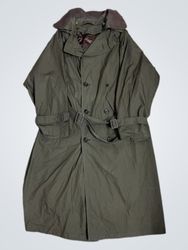 TOWNE FROM LONDON FOG Olive Green Trench Coat