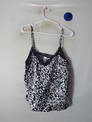 Victoria's Secret Leopard Print Lace Camisole