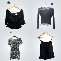 Y2K Black Tops