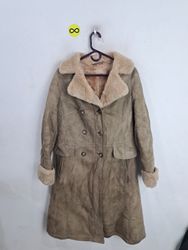 Tan Shearling Coat