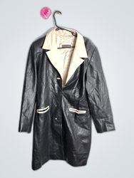 Black Leather Coat