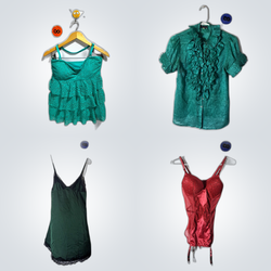 Lace Camisoles and Dresses