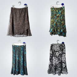 Y2k earthy tones mix poly skirts