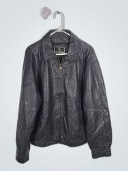 Calvin Klein Black Leather Jacket