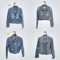 Y2K grunge vibe denim jackets