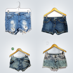 Y2K unique denim sexy shorts