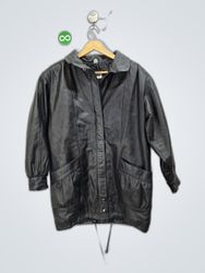 Liz Baker Black Leather Jacket