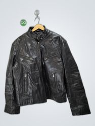 Bod & Christensen Black Leather Jacket