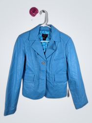 Victoria's Secret Blue Leather Jacket