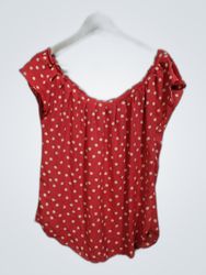 Red Polka Dot Top