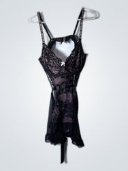 Unbranded Lace Bustier Babydoll