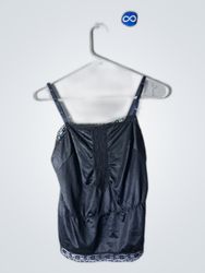 Black Lace Trim Camisole