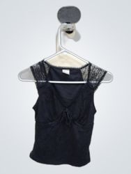 No Boundaries Black Lace Trim Camisole