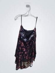 Hypnotic Printed Draped Blouse