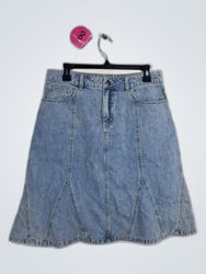 Denim Mini Skirt