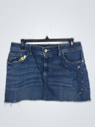Denim Mini Skirt