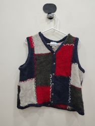 Ralph Lauren Patchwork Knit Cardigan