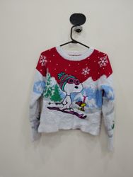 Peanuts Snoopy Christmas Knit Sweater