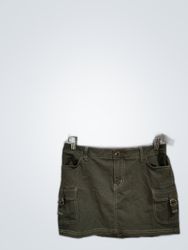 Wild Fable Olive Cargo Mini Skirt