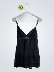 Black Lace Camisole Top