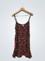 Colorful Leopard Print Mini Dress