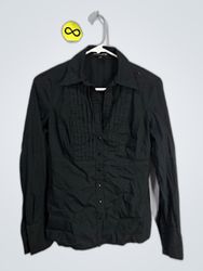 Black Button-Down Shirt