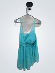Teal Spaghetti Strap Dress