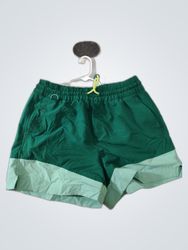 Green Stretch Tech Swimming Shorts Size M