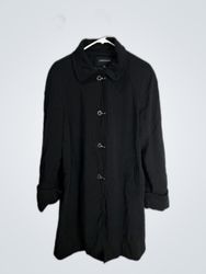 London Fog Black Trench Coat