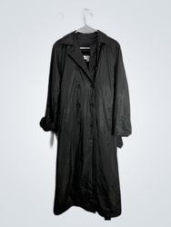 Liz Claiborne Black Trench Coat