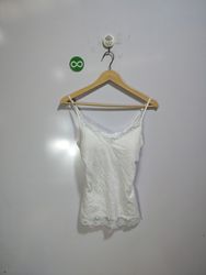 No Boundaries Lace Trim Camisole Top