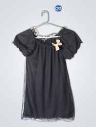 George Black Sheer Mini Dress