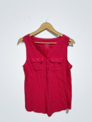 Soho New York & Company Jeans Pink Sleeveless Top
