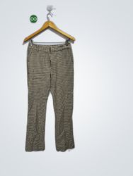Calista Plaid Flared Trousers