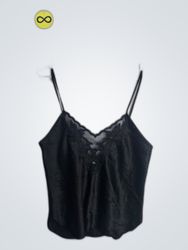 Black Lace Trim Camisole