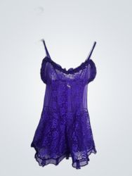 Purple Lace Chemise