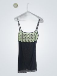 Unbranded Black Lace Trim Camisole